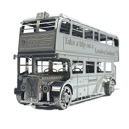 Moutu 3D Metall Puzzle London Bus Modell Kits I22207 DIY 3D Laser Cut Assemble Puzzle Spielzeug von Moutu