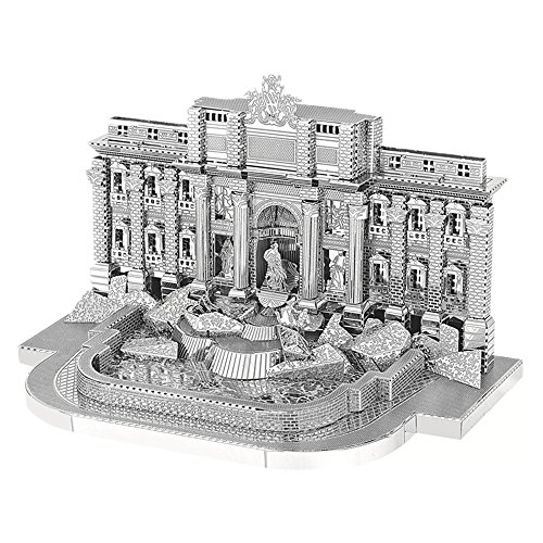 Moutu 3D Metall Puzzle Roman Trevi Brunnen B22205 DIY 3D Laser Cut Assemble Puzzle Spielzeug von Moutu