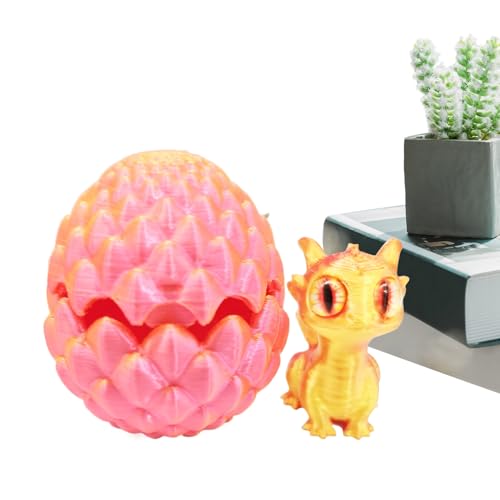 Moxeupon Dragon Zappet Toy, 3D -Gedruckter Drachenei,Flexible dekorative Figuren Wohnkultur - Ästhetische Heimateinrichtung für Frauen Männer Mädchen Teenager Moxeupon Dragon Zappet Toy, 3D -Gedruckter Drachenei,Flexible dekorative Figuren Wohnkultur - Ästhetische Heimateinrichtung für Frauen Männer Mädchen Teenager von Moxeupon