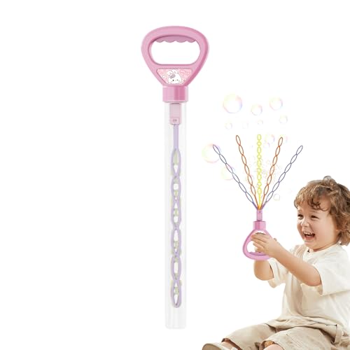 Moxeupon Seifenblasenstäbe, Seifenblasenstäbe | 32-Loch-Bubble-Sticks,Bubble Wand Bubble Maker, interaktives Handblasenspielzeug mit fünf Krallen für, Partyspaß von Moxeupon