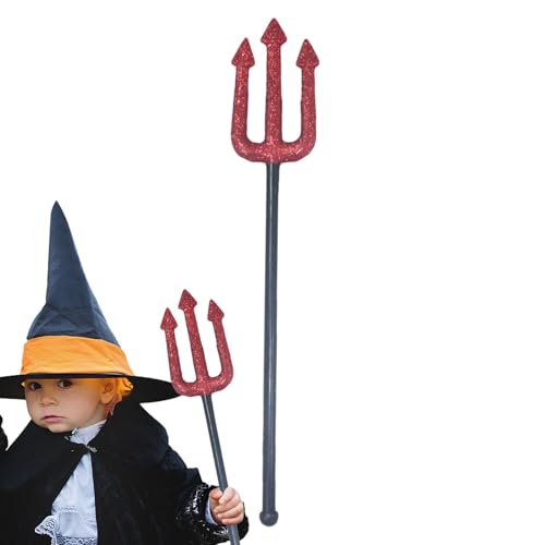 Moxeupon Teufelsstäbe für Erwachsene, Spielzeugspeer | Pitch Fork,Teufelskostümzubehör, Halloween-Fotografie-Requisiten, Dämonen- und Bühnenaufführungs-Requisiten für Kinder und Moxeupon Teufelsstäbe für Erwachsene, Spielzeugspeer | Pitch Fork,Teufelskostümzubehör, Halloween-Fotografie-Requisiten, Dämonen- und Bühnenaufführungs-Requisiten für Kinder und von Moxeupon