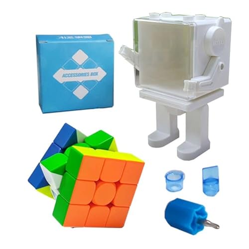 MoYu MoFangJiaoShi Cubing Classroom MFJS RS3M V5 3x3x3 M Dual Adjustment Version Cube Robot Speed Magic Puzzle Cube Stickerless MF8805 von Oostifun