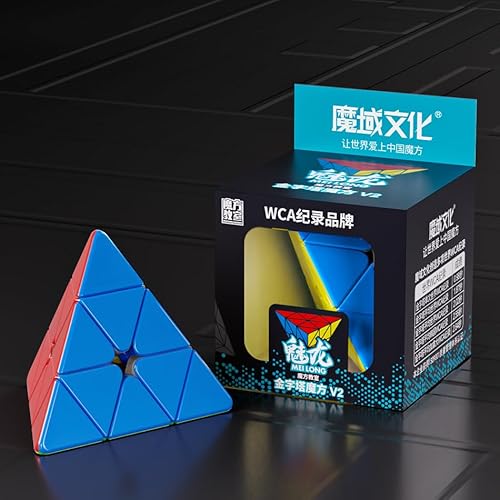 Moyu MEILONG pyramind V2 Magnetic Cube Triangle Cube Stickerless Magic Cube Traditional Speed Cube Moyu MEILONG pyramind V2 Magnetic Cube Triangle Cube Stickerless Magic Cube Traditional Speed Cube von Moyu