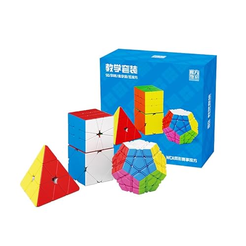 Moyu Pyraminx Skewb Mega Suqare Magic Cube Educational Set von Moyu