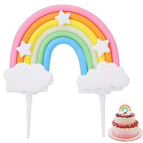 Regenbogen Cake Topper Tortendeko Personalisierter Wolke Regenbogen Kuchendekoration Geburtstag Kuchendeko Regenbogen Kuchenaufsatz Bunte Geburtstagsparty-Dekorationszubehör Regenbogen Cake Topper Tortendeko Personalisierter Wolke Regenbogen Kuchendekoration Geburtstag Kuchendeko Regenbogen Kuchenaufsatz Bunte Geburtstagsparty-Dekorationszubehör von Mozeat Lens