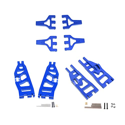 Mozzdsa 8-Teiliges Metall-Vorder- und Hinterrad-Querlenker-Set für 1/6 Shredder RC Truck Car Upgrades Parts,2 von Mozzdsa