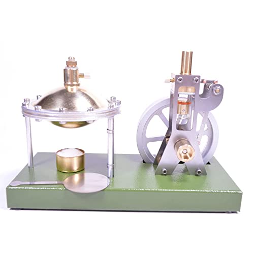 Mozzdsa Dampfmaschinenmodell, Vertikaler Transparenter Zylinder, Dampfmaschinenmodell, Physik, Wissenschaftsexperiment, Modellspielzeug von Mozzdsa