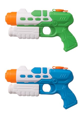 Aqua Shot Cyclone Water Blaster – 2er-Pack mit 25 cm Pump-Action-Wasserpistolen-Soakers! | Doppelte Spritzkraft für epische Sommerschlachten | Grün & Blau | ab 3 Jahren Aqua Shot Cyclone Water Blaster – 2er-Pack mit 25 cm Pump-Action-Wasserpistolen-Soakers! | Doppelte Spritzkraft für epische Sommerschlachten | Grün & Blau | ab 3 Jahren von Mozzers