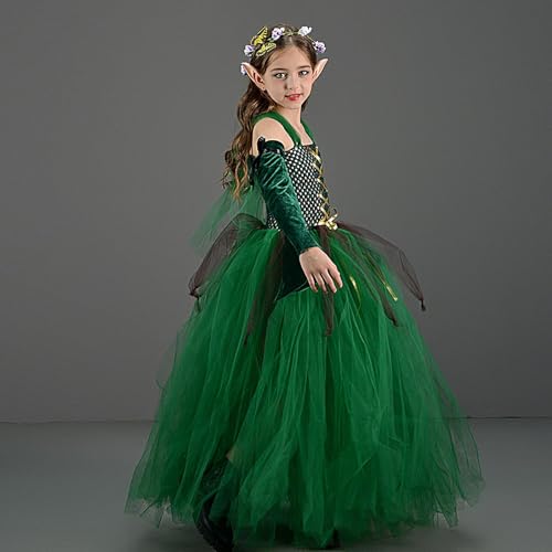Mesh Tüll Kleid Set | Mädchen Mesh Tüllkleid | Grünes Netz Tüllkleid Für Mädchen | Wald Themenkostüm | Elfen-Fee-Kostüm | Elfen-Mesh-Tüll-Kleid-Set Für Cosplay Verkleidung Mesh Tüll Kleid Set | Mädchen Mesh Tüllkleid | Grünes Netz Tüllkleid Für Mädchen | Wald Themenkostüm | Elfen-Fee-Kostüm | Elfen-Mesh-Tüll-Kleid-Set Für Cosplay Verkleidung von Mppchhn
