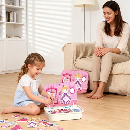 Mppchhn Magnetisches Puzzle Spielzeug | Holz Magnetpuzzle Mit Aufbewahrungsbox | Lernspielzeug Für Kinder Im Vorschulalter,Kinder Mädchen Kleinkinder Mppchhn Magnetisches Puzzle Spielzeug | Holz Magnetpuzzle Mit Aufbewahrungsbox | Lernspielzeug Für Kinder Im Vorschulalter,Kinder Mädchen Kleinkinder von Mppchhn