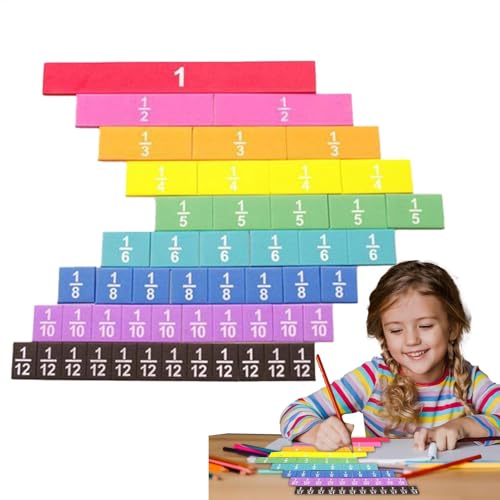 Mppchhn Mathematikunterrichtsfraktionsstreifen, Fraktionsunterrichtskacheln | Kinder mathematische Lernfraktionsstreifen | Vorschulkinder Hausausbildung Aktivität Schulmanipulative für den Mppchhn Mathematikunterrichtsfraktionsstreifen, Fraktionsunterrichtskacheln | Kinder mathematische Lernfraktionsstreifen | Vorschulkinder Hausausbildung Aktivität Schulmanipulative für den von Mppchhn