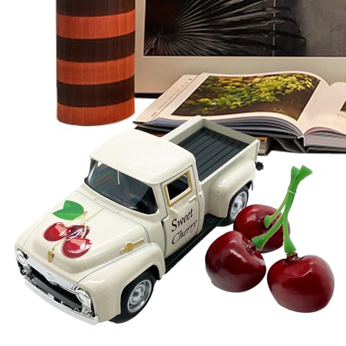 Mppchhn Modell LKW | Miniatur LKW Mit 3 Kunstlichen Fruchten - Kreatives Fahrzeug Tischdekoration Dekoobjekt Für Klassenzimmer Küche Bauernhaus Zentrumstück Mppchhn Modell LKW | Miniatur LKW Mit 3 Kunstlichen Fruchten - Kreatives Fahrzeug Tischdekoration Dekoobjekt Für Klassenzimmer Küche Bauernhaus Zentrumstück von Mppchhn