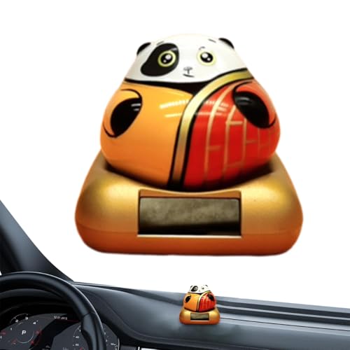 Mppchhn Puppe mit schüttelndem Kopf fürs Auto, Solar-Armaturenbrett-Puppe, Cartoon-Wackelkopf-Panda-für Armaturenbrett, Solar-Autoation mit Panda-Cartoon-Bild für Schlafzimmer, Schreibtisch, Mppchhn Puppe mit schüttelndem Kopf fürs Auto, Solar-Armaturenbrett-Puppe, Cartoon-Wackelkopf-Panda-für Armaturenbrett, Solar-Autoation mit Panda-Cartoon-Bild für Schlafzimmer, Schreibtisch, von Mppchhn