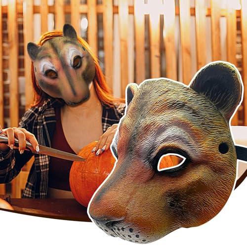 Mppchhn Tiergesichtsmaske | 3D Gedruckter Gesichtsschutz - Kostümzubehör Für Frauen Männer Erwachsene Feste Halloween Weihnachten von Mppchhn