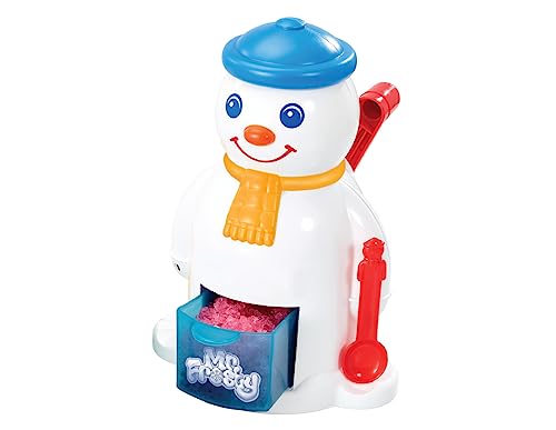 Mr Frosty Ice Crunchy Maschine, Retro-Schneemann-Spielzeug mit Eiswürfelform und Tablett für Slushies, Eis am Stiel und gefrorene Leckereien für Kinder von Mr Frosty