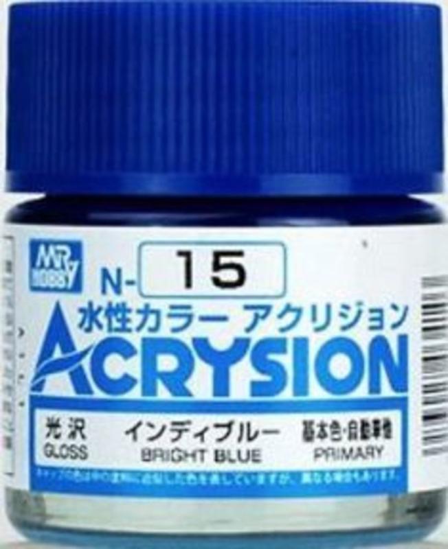 Acrysion (10 ml) Bright Blue von Mr Hobby - Gunze