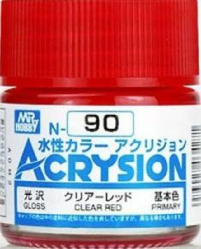 Acrysion (10 ml) Clear Red von Mr Hobby - Gunze
