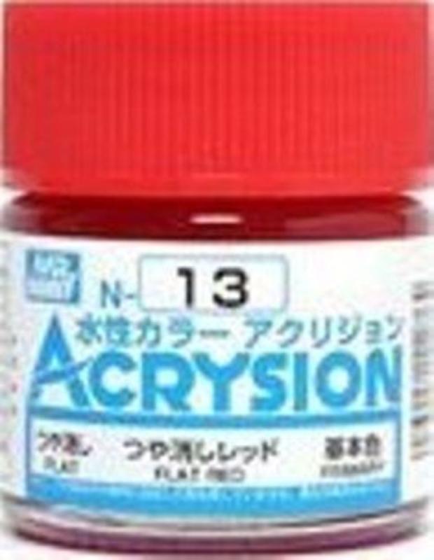 Acrysion (10 ml) Flat Red von Mr Hobby - Gunze