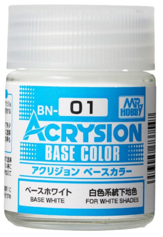 Acrysion Base Color (18 ml) Base White von Mr Hobby - Gunze