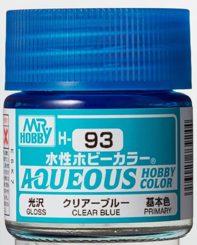 Aqueous Hobby Colors (10 ml) Clear Blue von Mr. Hobby - Gunze