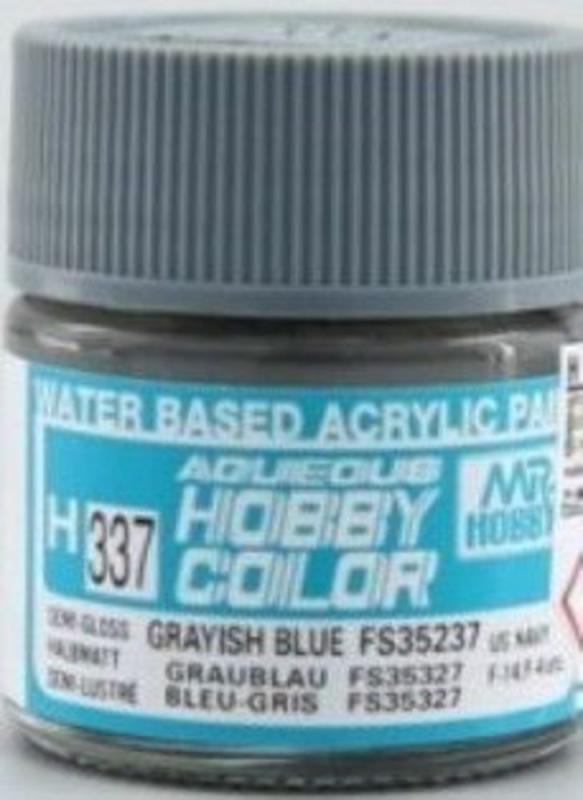 Aqueous Hobby Colors (10 ml) Grayish Blue FS35237 von Mr Hobby - Gunze
