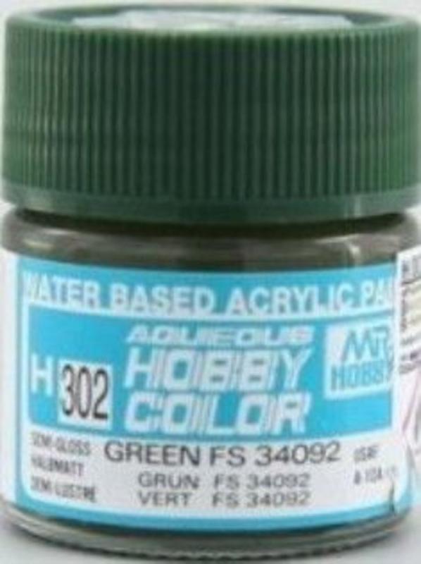 Aqueous Hobby Colors (10 ml) Green FS 34092 von Mr Hobby - Gunze