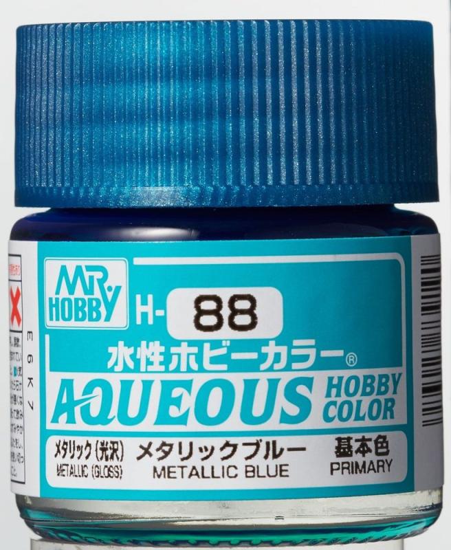 Aqueous Hobby Colors (10 ml) Metallic Blue von Mr Hobby - Gunze
