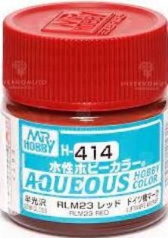 Aqueous Hobby Colors (10 ml) RLM23 Red von Mr Hobby - Gunze