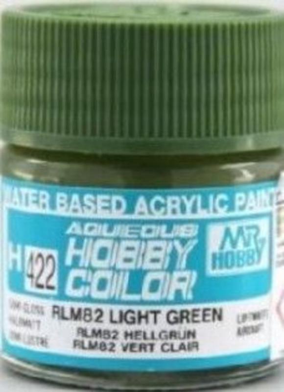 Aqueous Hobby Colors (10 ml) RLM82 Light Green von Mr Hobby - Gunze