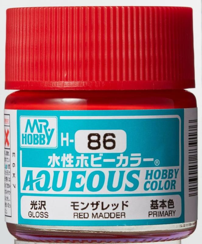 Aqueous Hobby Colors (10 ml) Red Madder von Mr Hobby - Gunze