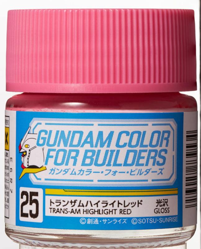 Gundam Color For Builders (10ml) TRANS-AM HIGHLIGHT RED von Mr Hobby - Gunze