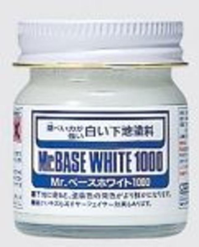 Mr. Base White 1000 (40 ml) von Mr Hobby - Gunze