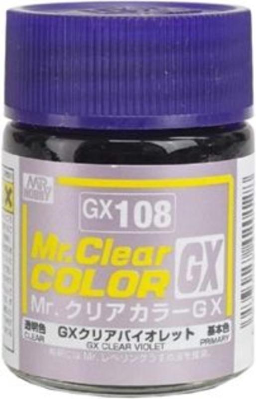 Mr. Clear Color GX (18 ml) Clear Violet von Mr Hobby - Gunze