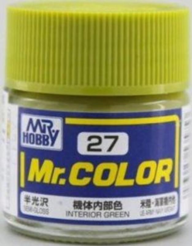 Mr. Color (10 ml) Interior Green von Mr Hobby - Gunze
