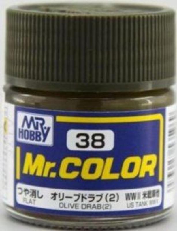 Mr. Color (10 ml) Olive Drab (2) von Mr. Hobby - Gunze