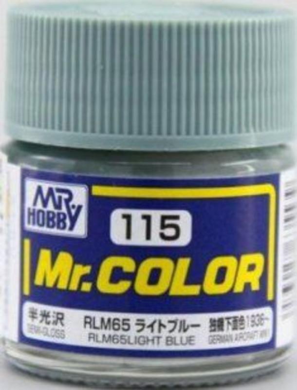 Mr. Color (10 ml) RLM65 Light Blue von Mr. Hobby - Gunze