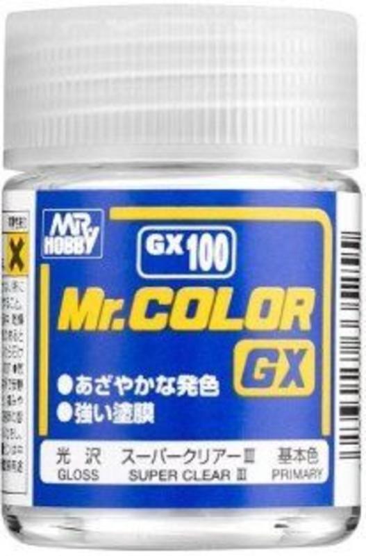 Mr. Color GX (18 ml) Super Clear III von Mr Hobby - Gunze