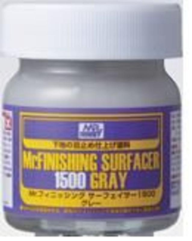 Mr. Finishing Surfacer 1500 Gray (40 ml) von Mr. Hobby - Gunze