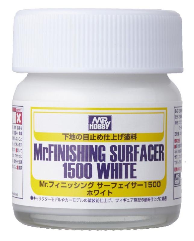 Mr. Finishing Surfacer 1500 White (40ml) von Mr Hobby - Gunze