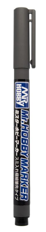 Mr. Hobby Marker Super Fine Tip Brush Pen Grey von Mr Hobby - Gunze