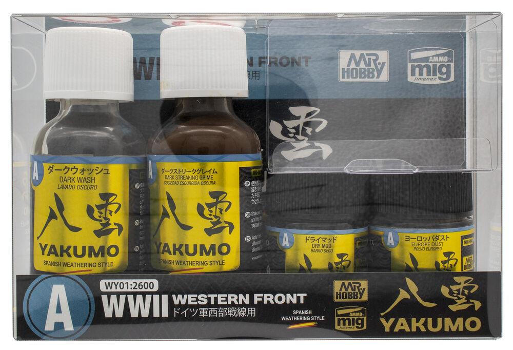 YAKUMO COLOR SET A WWII WESTERN FRONT YAKUMO COLOR SET A WWII WESTERN FRONT von Mr Hobby - Gunze