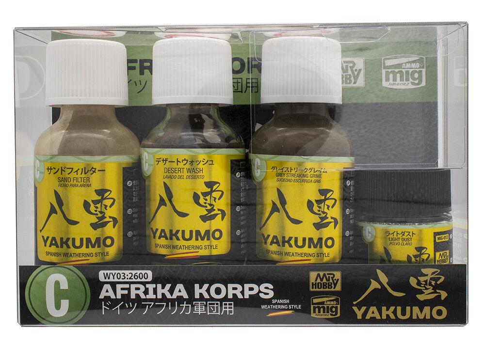 YAKUMO COLOR SET C WWII AFRIKA KORPS YAKUMO COLOR SET C WWII AFRIKA KORPS von Mr Hobby - Gunze