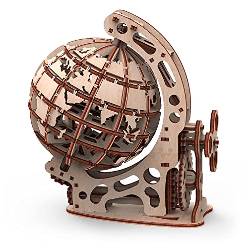 Globe Kleines Modell 3D Mobile aus Holz Globe Kleines Modell 3D Mobile aus Holz von Mr Playwood