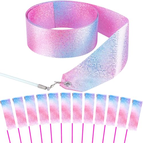 Mr Rex 10 Stück Funkelndes Ballerina Tanzbänder mit Stab, 2m Gymnastikband Schwungband Stäbe für Kinder Geburtstagsparty Geschenk Spielplatz-Spielzeug Mr Rex 10 Stück Funkelndes Ballerina Tanzbänder mit Stab, 2m Gymnastikband Schwungband Stäbe für Kinder Geburtstagsparty Geschenk Spielplatz-Spielzeug von Mr Rex