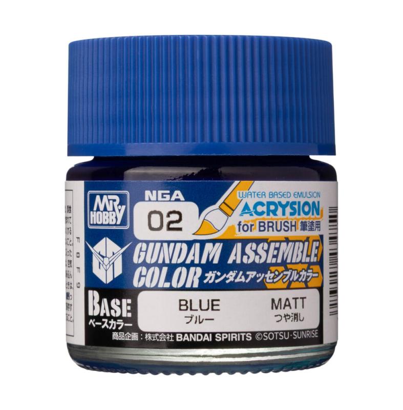 Acrysion Gundam Assemble Color (Base Color) (10 ml) Blue von Mr. Hobby - Gunze