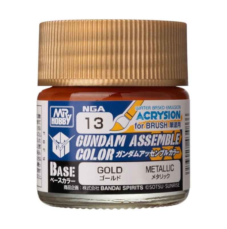 Acrysion Gundam Assemble Color (Base Color) (10 ml) Gold von Mr. Hobby - Gunze