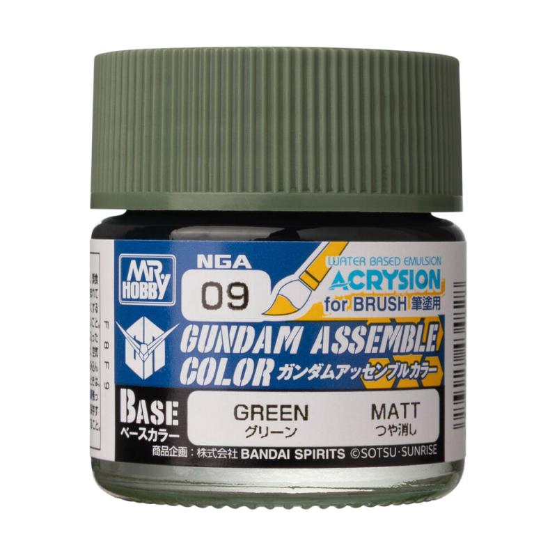 Acrysion Gundam Assemble Color (Base Color) (10 ml) Green von Mr. Hobby - Gunze
