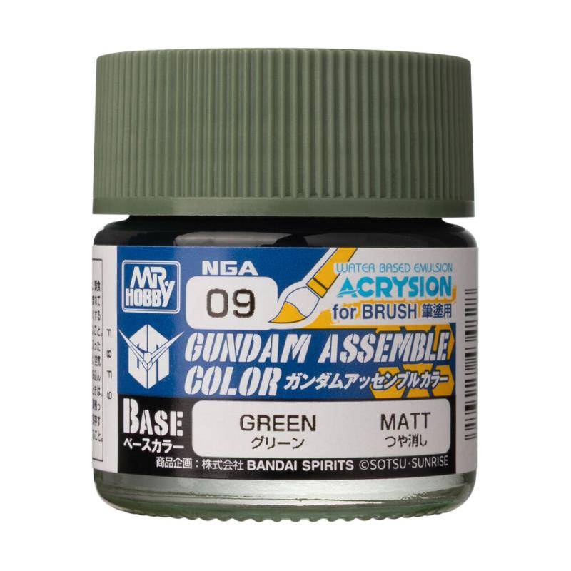 Acrysion Gundam Assemble Color (Base Color) (10 ml) Green von Mr. Hobby - Gunze