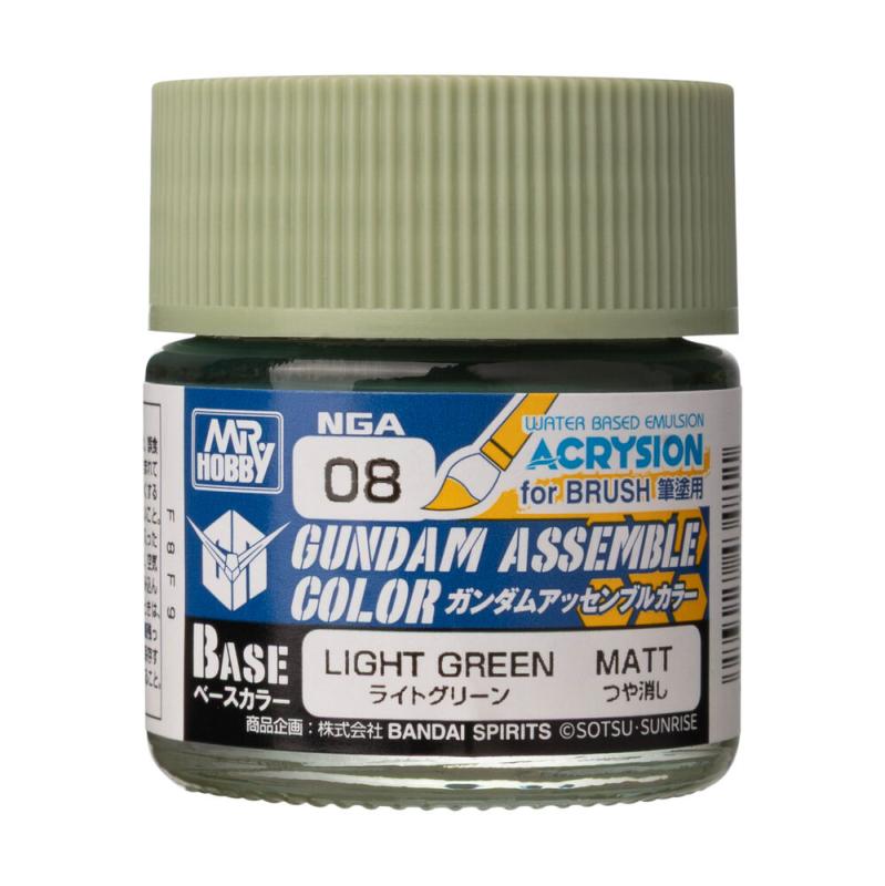 Acrysion Gundam Assemble Color (Base Color) (10 ml) Light Green von Mr. Hobby - Gunze