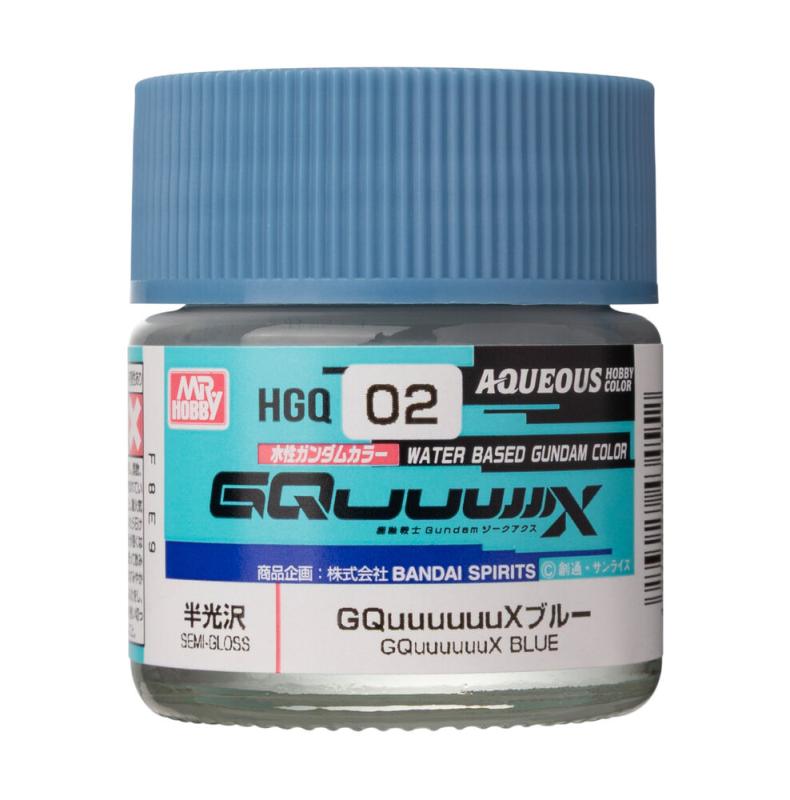 Aqueous Gundam Color (10ml) GQuuuuuuX BLUE von Mr. Hobby - Gunze